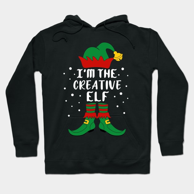 I'm The Creative Elf matching family christmas Hoodie by creativeKh